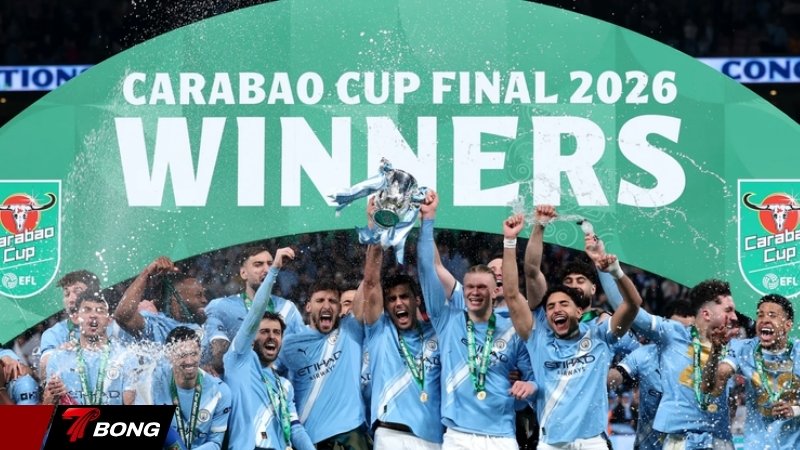 Man City lên ngôi vô địch Carabao Cup 2025-2026